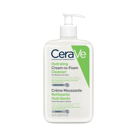 CeraVe Hydrating Cream-To-Foam Cleanser - 473ml