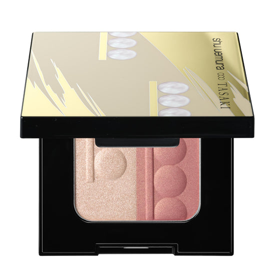 Shu Uemura Nacre Highlighter Blush Duo Palette Pearly Sakuragold - 10g