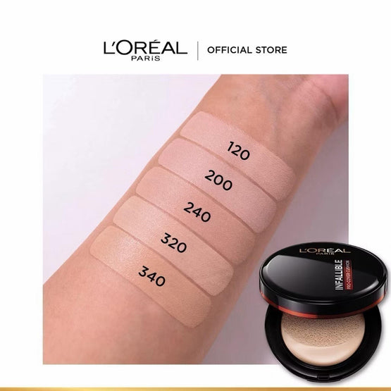 L'Oreal Paris ลอรีอัล ปารีส โปร คัฟเวอร์ คุชชั่น รีฟิล 340 - 14g