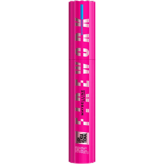 Maybelline เมย์เบลลีน แลช เซนเซชั่นแนล ไฟร์เวิร์ค วอเตอร์พรู๊ฟ มาสคาร่าขนตาพลุ สีดำ Very Black - 8.8ml