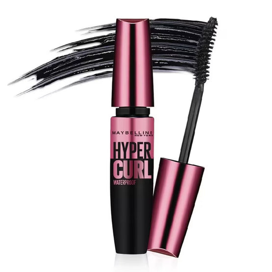 Maybelline เมย์เบลลีน ไฮเปอร์เคิร์ล วอเตอร์พรูฟ สีดำ Black - 9.2ml
