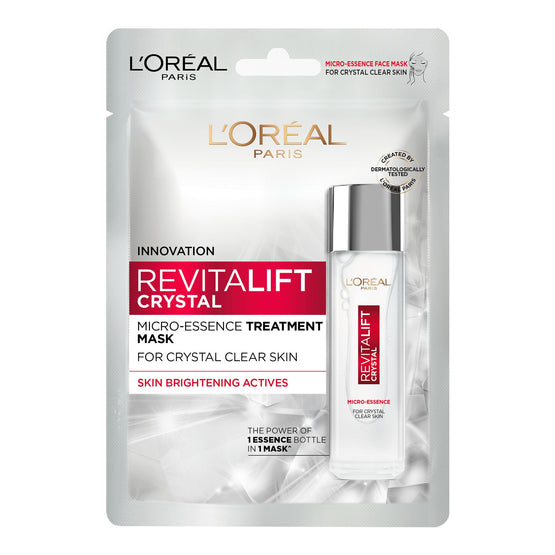 L'Oreal Paris รีไวทัลลิฟท์ คริสตัล ไมโครเอสเซนส์ ทรีตเมนต์ มาส์ก - 25g