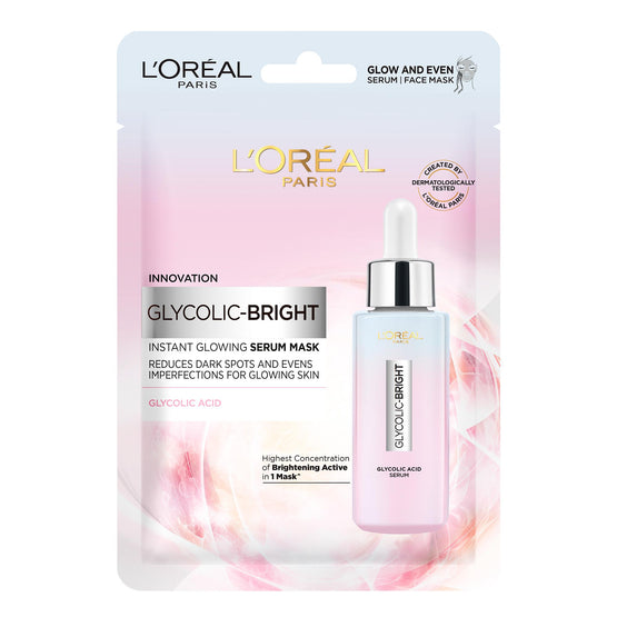 L'Oreal Paris ไกลโคลิค-ไบรท์ ชีท มาส์ก - 25g