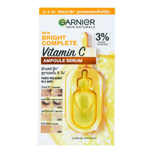 Garnier แนทเชอรัลส์ ไบรท์ คอมพลีท วิตามินซี แอมพูล เซรั่ม - 1.5ml