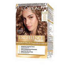 L'Oreal Paris ลอรีอัล ปารีส เอ็กซ์เซลเลนซ์ แฟชั่น 6.45 สีน้ำตาลประกายทองอ่อนพิเศษ