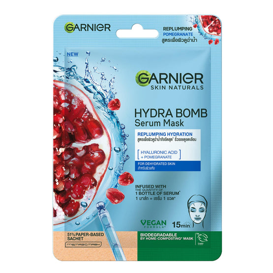 Garnier Hydrabomb Pomegranate Serum Mask - 28g