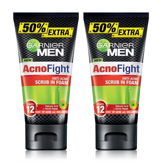 การ์นิเย่ เมน แอคโนไฟท์ โฟมสครับ - 150ml x2