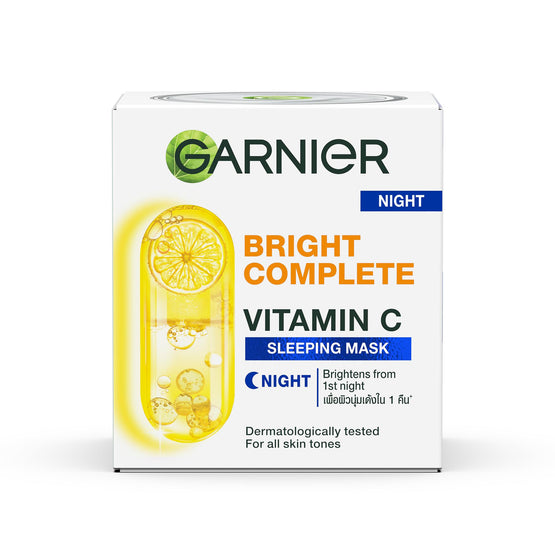Garnier Bright Complete Vitamin C Serum Cream Spf30 50ml + Garnier Bright Complete Vitamin C Sleeping Mask 50ml + Garnier Bright Complete Booster Serum 30ml