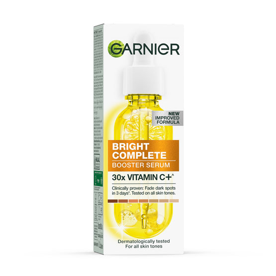 Garnier การ์นิเย่ ไบรท์ คอมพลีท วิตามินซี บูสเตอร์ เซรั่ม - 30mlx2