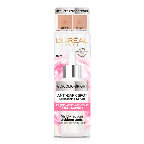 L'Oreal Paris ไกลโคลิค-ไบรท์ เซรั่ม 30ml + เดย์ครีม50ml + ไนท์ครีม 50ml