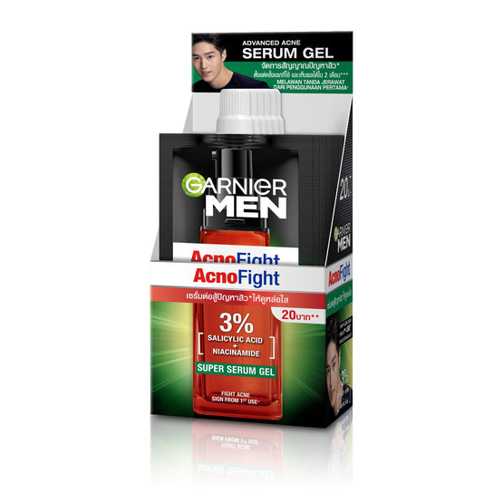 Garnier การ์นิเย่ เมน แอคโนไฟท์ เซรั่มครีม - 7ml x6