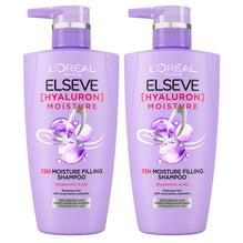 L'Oreal Paris เอลแซฟ ไฮยาลูรอน มอยซ์เจอร์ 72เอช มอยซ์เจอร์ ฟิลลิ่ง แชมพู แพคคู่ - 410mlx2