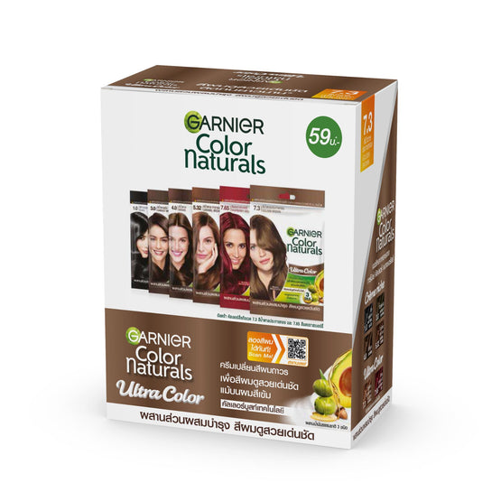 Garnier Color Naturals (ซอง x6) Shade 73Golden Brown - 30ml x6