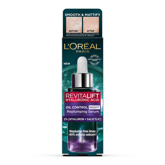 L'Oreal Paris ลอรีอัล ปารีส รีไวทัลลิฟท์ ไฮยาลูรอน เซรั่ม 30ml + ไฮยาลูรอน ออยล์ เซรั่ม 30ml