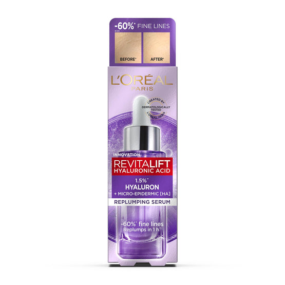 L'Oreal Paris ลอรีอัล ปารีส รีไวทัลลิฟท์ ไฮยาลูรอน เซรั่ม 30ml + ไฮยาลูรอน ออยล์ เซรั่ม 30ml