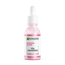 Garnier การ์นิเย่ ซากุระ โกลว์ รีแพร์ริ่ง เซรั่ม 10เอ็กซ์ เซราไมด์ - 50ml x2