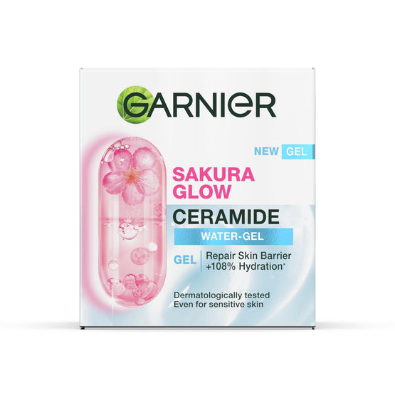Garnier การ์นิเย่ ซากุระ โกลว์ เซราไมด์ วอเตอร์-เจล - 50ml x2