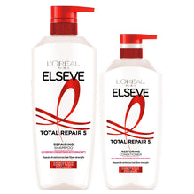 L'Oreal Paris เอลแซฟ โททอลรีแพร์5 แชมพู 620ml + คอนดิชันเนอร์ 375ml