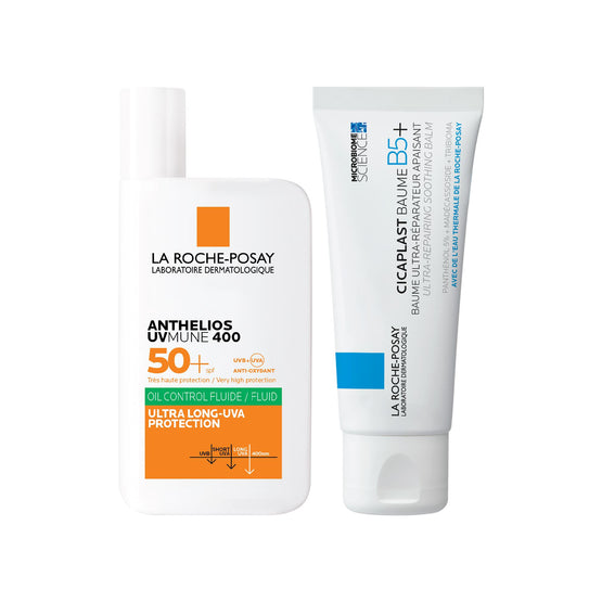La Roche-Posay Anthelios Uvmune400 Oil Control Fluid SPF50+ 50ml + Cicaplast Baume B5+ 40ml