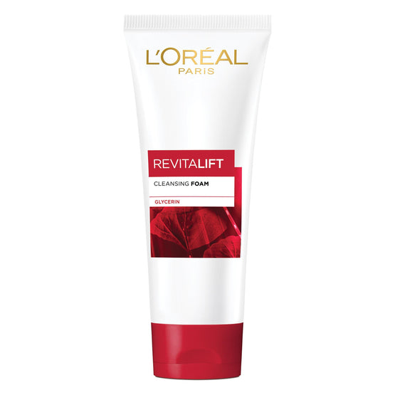 L'Oreal Paris ลอรีอัล ปารีส รีไวทัลลิฟท์ คลีนซิ่ง โฟม กลีเซอรีน - 100ml