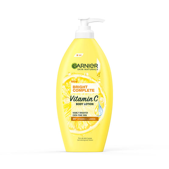 Garnier การ์นิเย่ วิตามินซี ไบรท์คอมพลีท เอ็กซ์ตร้า บอดี้โลชั่น - 400ml