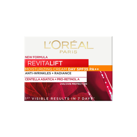 L'Oreal Paris รีไวทัลลิฟท์ มอยซ์เจอร์ไรซ์ซิ่ง ครีม เดย์ แอนไท-ริงเคิล + เรเดียนส์ - 20ml