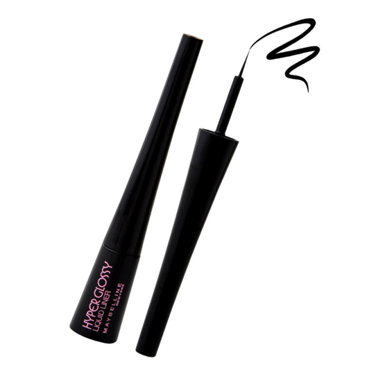 Maybelline เมย์เบลลีน ไฮเปอร์ กลอสซี่ ลิควิด อายไลเนอร์ สีดำ Black - 3ml