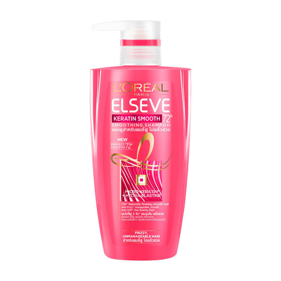 L'Oreal Paris เอลแซฟ เคราติน สมูท แชมพู - 410ml