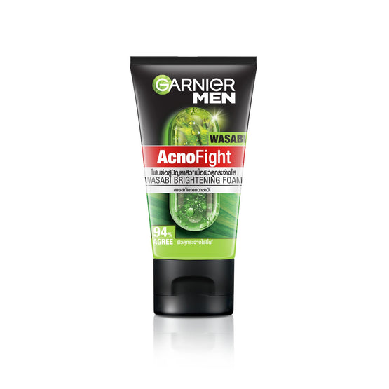 Garnier การ์นิเย่ เมน แอคโนไฟท์ วาซาบิ แอนตี้-แบคทีเรีย ไบรท์เทนนิ่ง โฟม - 50ml