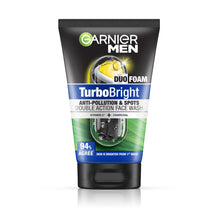 Garnier การ์นิเย่ เมน เทอร์โบไบรท์ ซูเปอร์ ดูโอ โฟม - 100ml