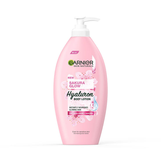 Garnier การ์นิเย่ ซากุระ โกลว์ ไฮยารูลอน บอดี้โลชั่น - 400ml