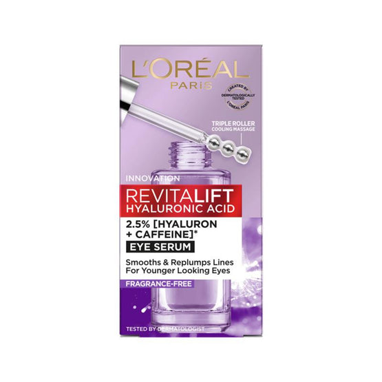 L'Oreal Paris รีไวทัลลิฟท์ ไฮยาลูรอนิค แอซิด อาย เซรั่ม  - 20ml