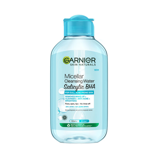 Garnier การ์นิเย่ ไมเซล่า คลีนซิ่ง วอเตอร์ ซาลิไซลิค บีเอชเอ - 125ml