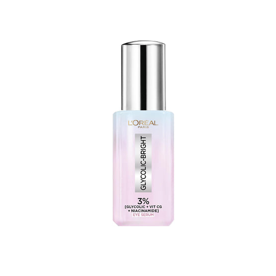 L'Oreal Paris ไกลโคลิค-ไบรท์ แอนไท-ดาร์ก เซอเคิล ไบรท์เทนนิ่ง อาย เซรั่ม - 20ml