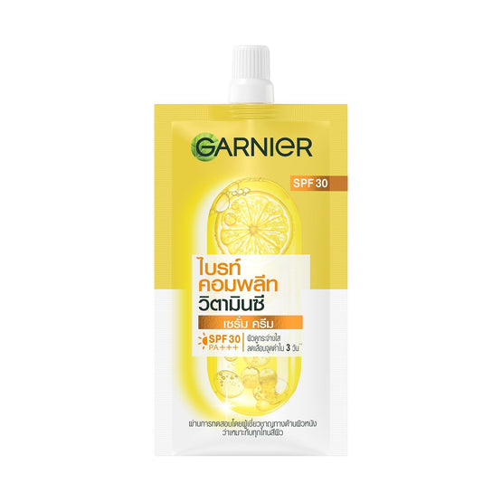 Garnier Bright Complete Vitamin C Serum Cream Spf30 - 7ml x6
