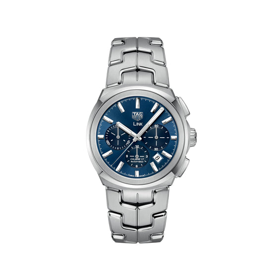 TAG Heuer Link Chronograph - 41mm-Steel-Blue
