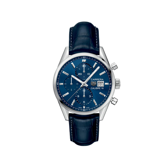 TAG Heuer Carrera - 41mm-Alligator-Blue