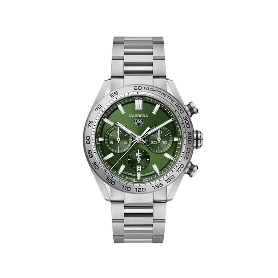 TAG Heuer Carrera - 44mm-Steel-Green