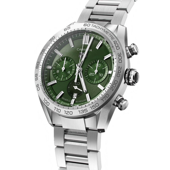 TAG Heuer Carrera - 44mm-Steel-Green