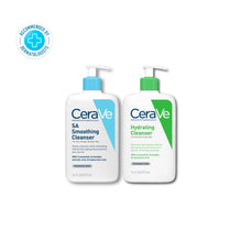 Cerave Sa Smoothing Cleanser 473ml + Hydrating Cleanser 473ml