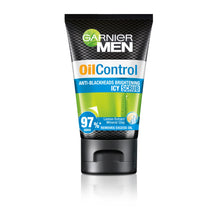 Garnier การ์นิเย่ เมน ออย คอนโทรล แอนตี้-แบล็คเฮด ไบรท์เทนนิ่ง ไอซี่ สครับ - 100ml