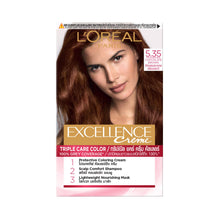 L'Oreal Paris เอ็กซ์เซลเลนซ์ ครีม 5.35 สีน้ำตาลอ่อนประกายทองเหลือบมะฮอกกานี