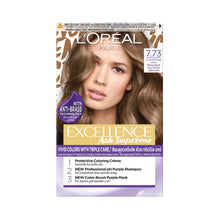 L'Oreal Paris เอ็กซ์เซลเลนซ์ แอช ซูพรีม 7.73 สีแอชบลอนด์ประกายเขียวเหลือบทอง