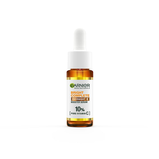 Garnier สกิน แนทเชอรัลส์ ไบรท์ คอมพลีท โอเวอร์ ไนท์ บูสเตอร์ เซรั่ม - 15ml