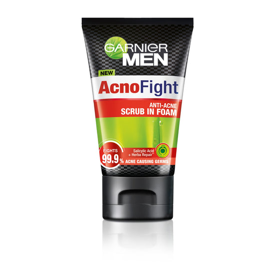 Garnier Men การ์นิเย่ เมน แอคโนไฟท์ สครับ-อิน-โฟม 100มล. - 100mlx2