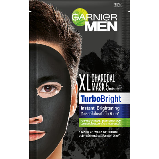 Garnier Men การ์นิเย่ เมน พาวเวอร์ไวท์ มาสก์ - 28mlx10
