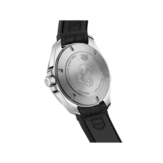 TAG Heuer Aquaracer - 43mm-Rubber-Rhodium Black
