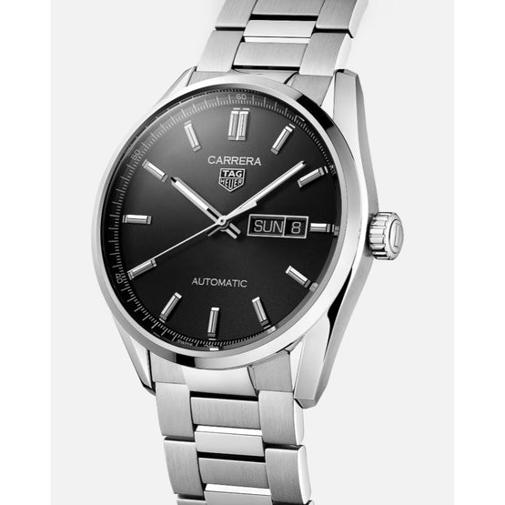 TAG Heuer Carrera Day-Date - 41mm-Steel-Black