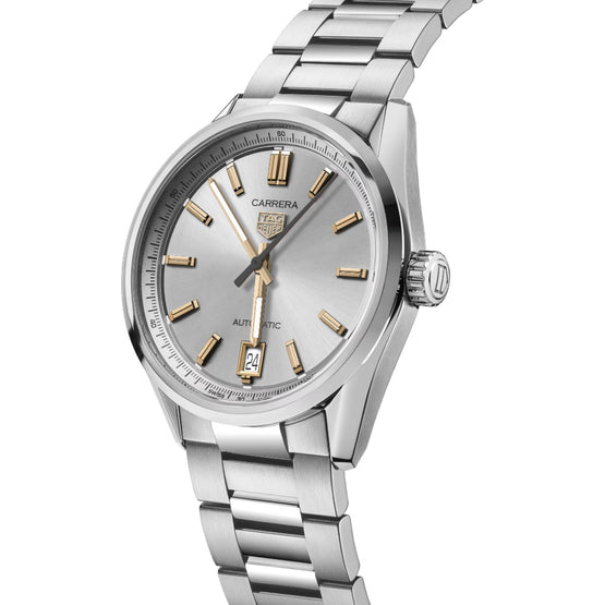 TAG Heuer Carrera Date - 36mm-Steel-Silver
