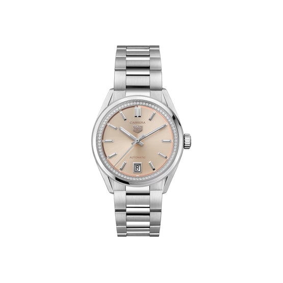 TAG Heuer Carrera Date - 36mm-Steel-Pink